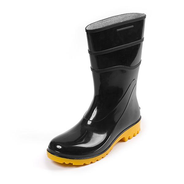  Bota Impermeável PVC Preto sem Biqueira Bracol 