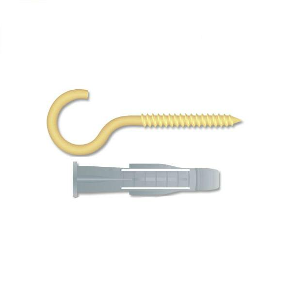  Saco 20 Buchas 8x85mm com Ganchos Standers 