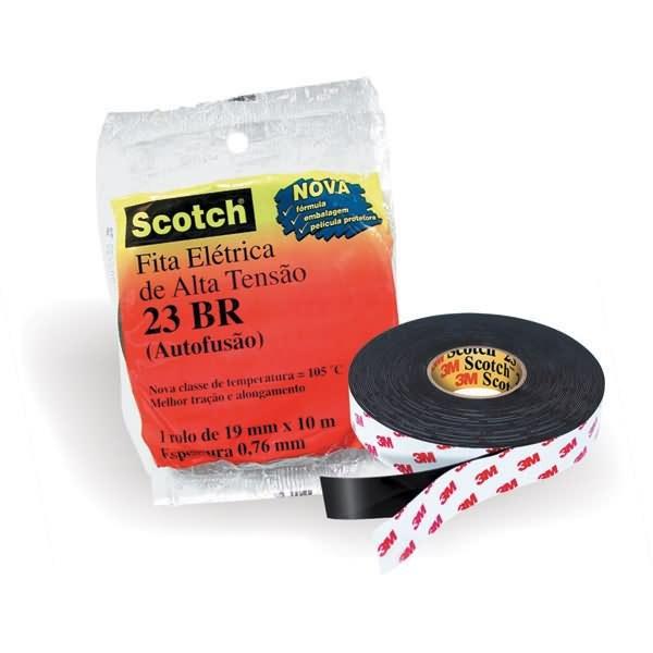  Fita Isolante Autofusão 10 Metros Preto 3M 