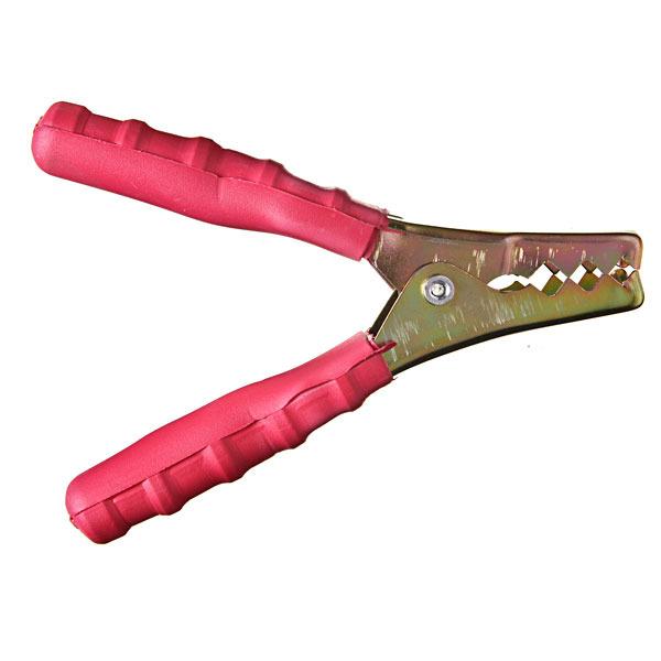  Garra Jacaré para Bateria 10Cm Vermelho Multi 