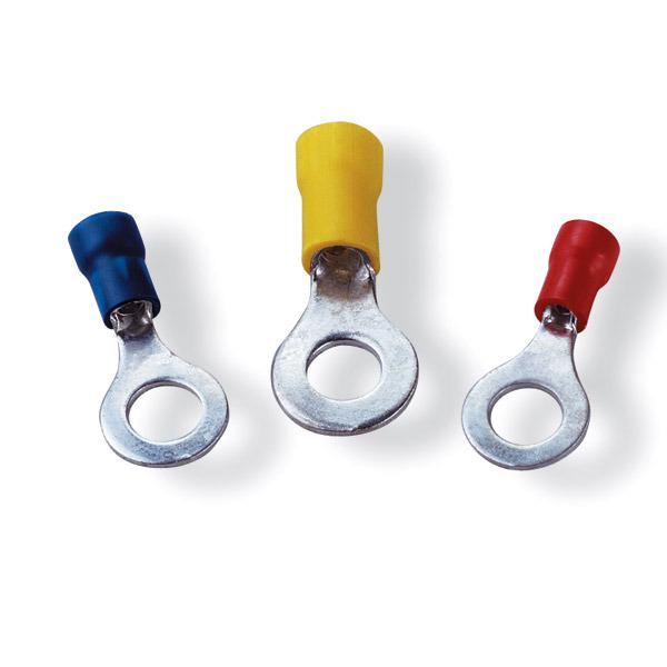  Terminal Anel para Fio 0,25-1,6 mm² M5 com 6Unidades Bemfixa 