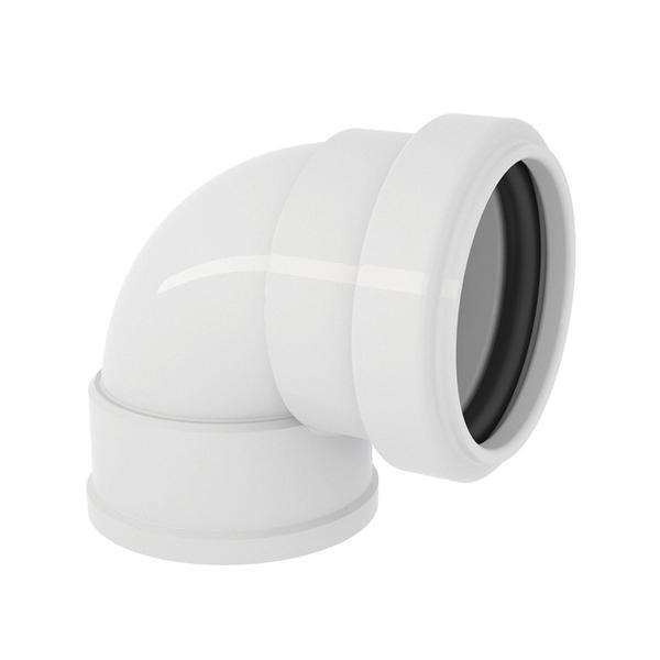  Joelho 90° com Anel PVC para Esgoto 40mm ou 1.1/2