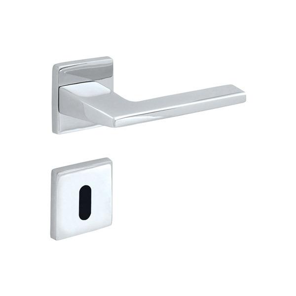  Conjunto Fechadura 451 Interna Zamak 55mm Cromado La Fonte 