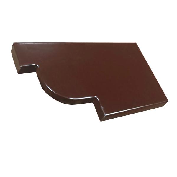  Cabeceira Calha Moldura 28 Direita Marrom Calha Forte 