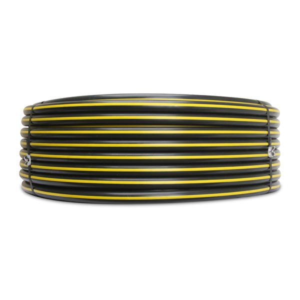  Conduite Liso 1 '' 50Metros Preto/Amarelo Tuboline 