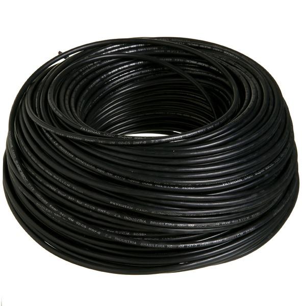  Cabo Flexível 6mm 100Metros Preto Prysmian 
