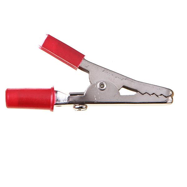  Garra Jacaré para Bateria 5,5Cm Vermelho Multi 