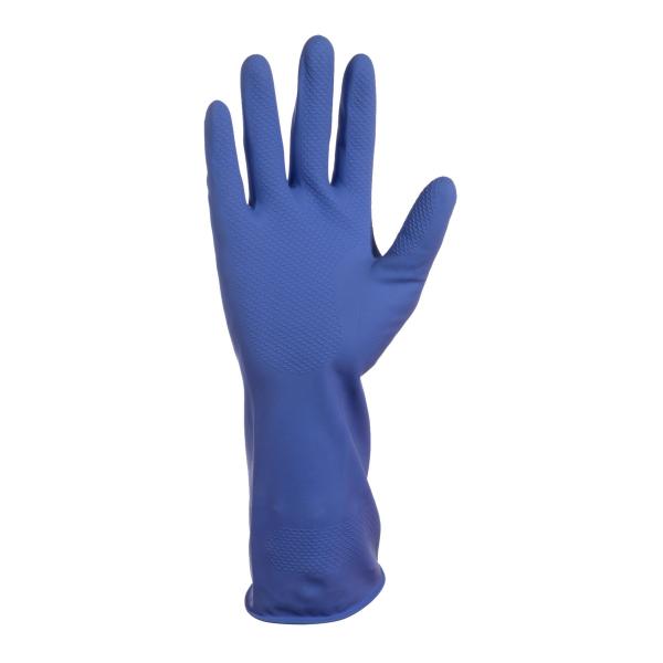  Luva Segurança Latex Azul Antiderrapante Multiuso Eccofer Tamanho XG 