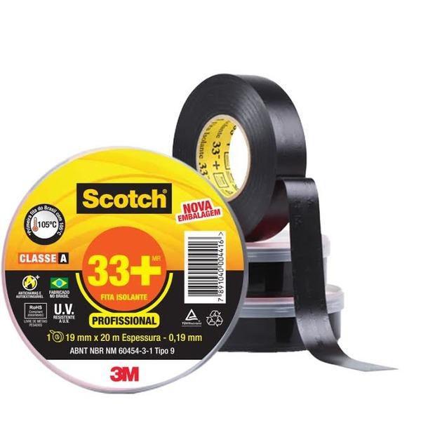  Fita Isolante Antichama 20 Metros Preto 3M 