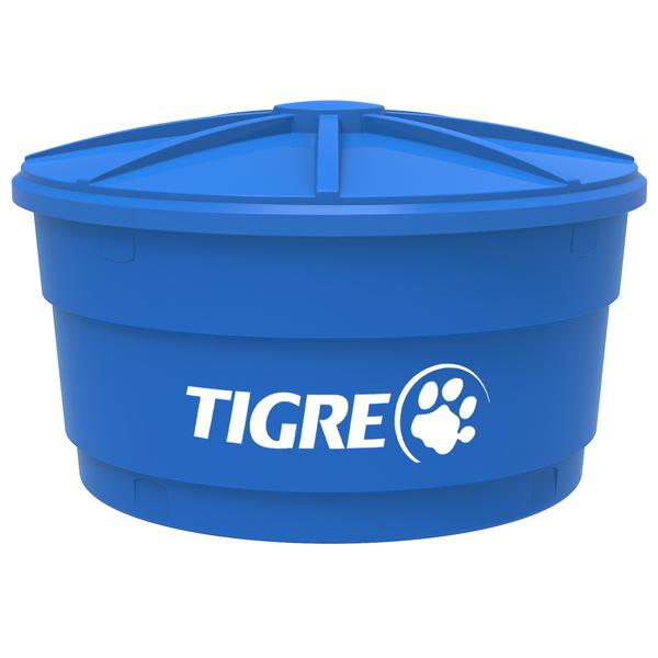  Caixa d'Água de Polietileno com Tampa 3000L Azul Tigre 
