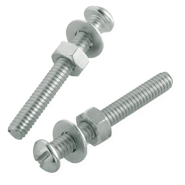  Saco com 2 Parafusos para máquina medindo: 8,0mm x 45mm. Standers 