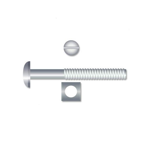  Cartela com 2 Parafusos 5/16