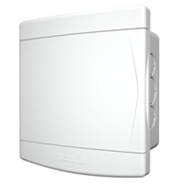  Caixa de Distribuição de Embutir 3/4 Disjuntores PVC Transparente Tigre 