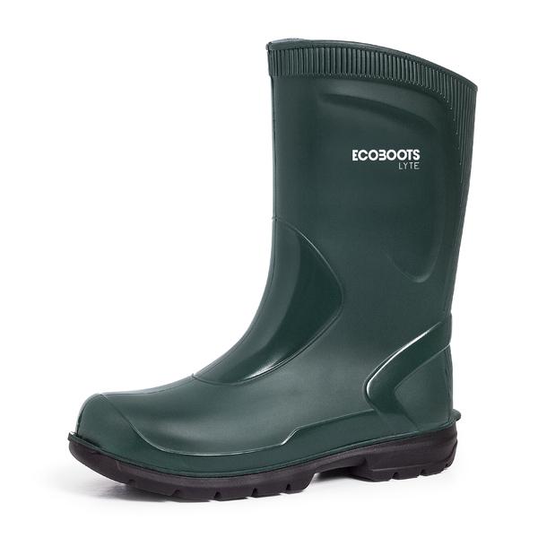 Bota de Segurança Impermeável Poliuretano Verde sem Biqueira Ecoboots Lyte 