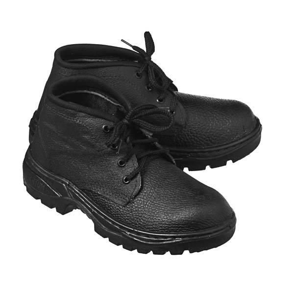  Botina de Segurança Cordão Ajustável Duraplus Preto sem Biqueira