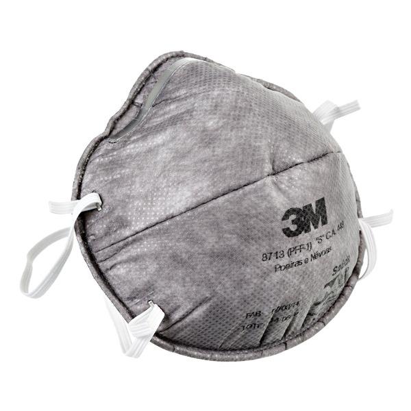  Máscara Filtrante Descartável Cinza Embalagem 1 Peça para Pintura 3M 