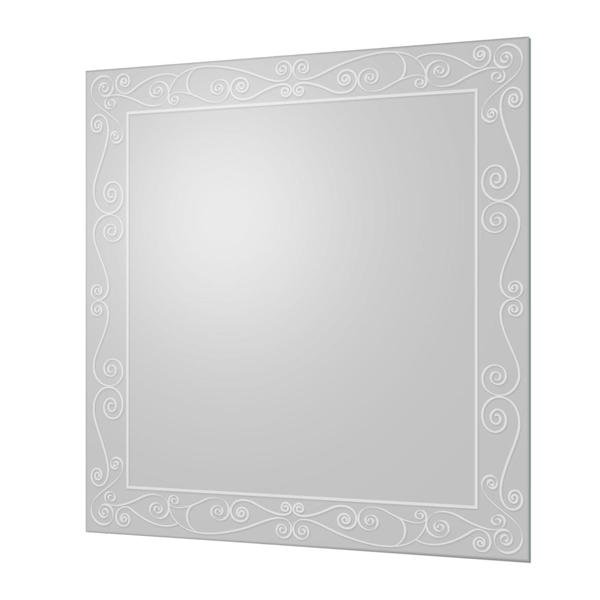  Espelho de Banheiro Colore 50x50cm Quadrado Cris Metal 