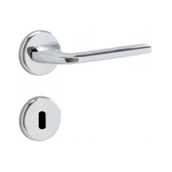  Fechadura Flux Interna 40mm Cromado Acetinado Imab 