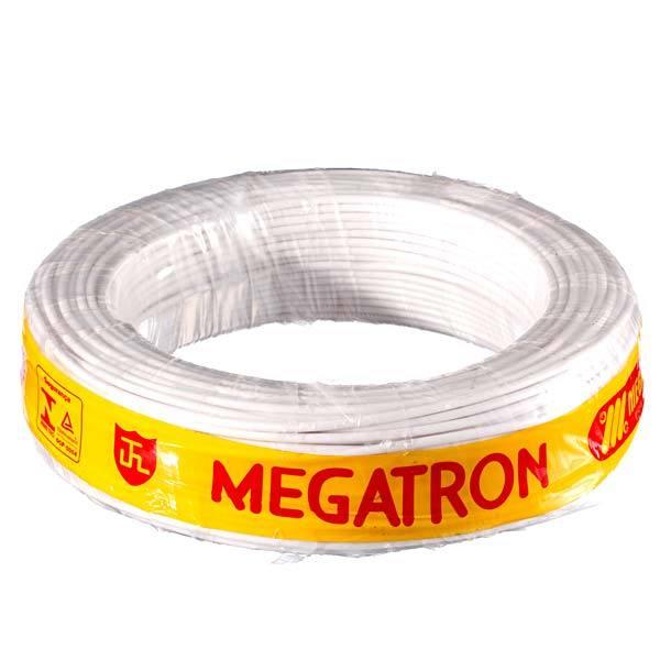  Cabo Flexível 2,5mm 100Metros Branco 750V Megatron 