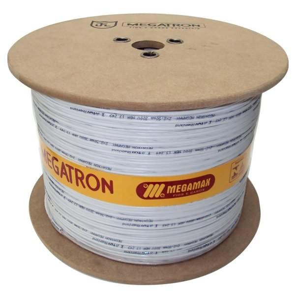  Cabo Paralelo 2x2,5mm Branco 300V Megatron 