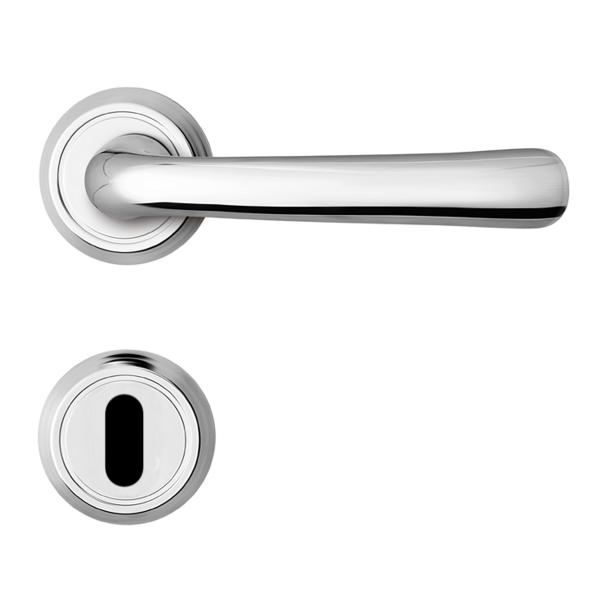  Conjunto Fechadura MZ430 Interna Zamak Cromado 55 mm Papaiz 