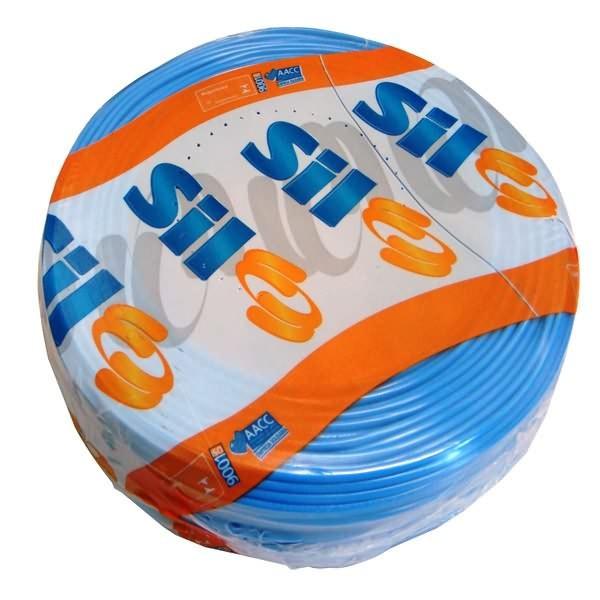  Cabo Flexível 4mm 50Metros Azul 750V SIL Fios 
