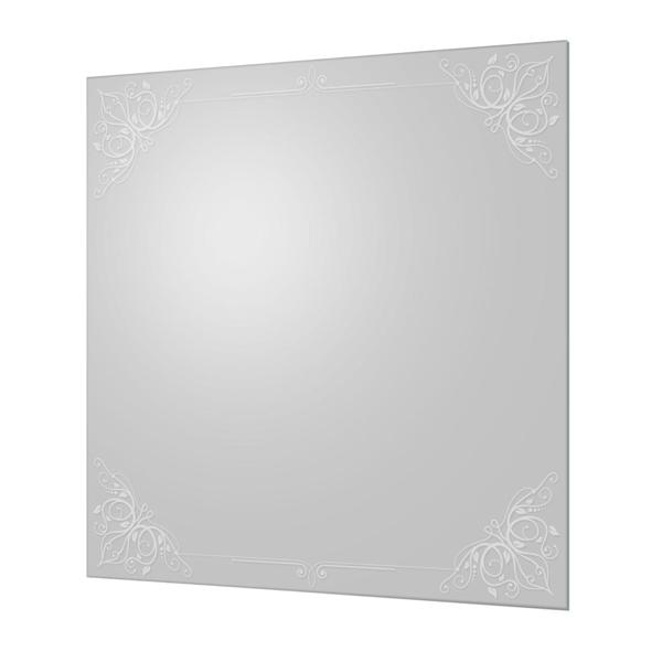  Espelho de Banheiro Colore 60x60cm Quadrado Cris Metal 